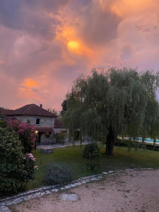 Vakantiehuis La Poire, Op Landgoed Aan De Dordogne Prudhomat 外观 照片