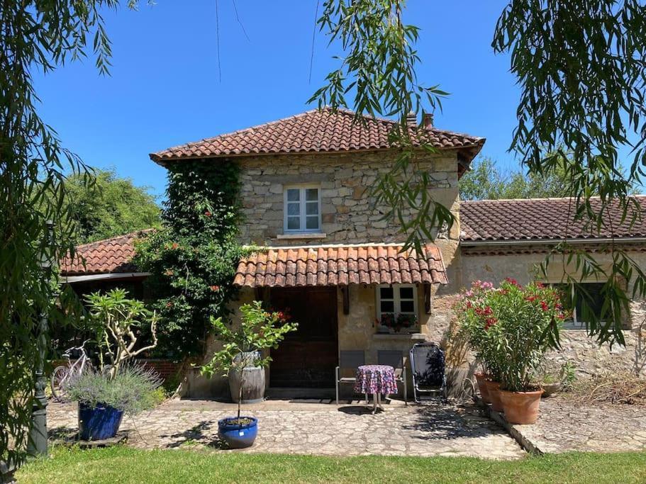 Vakantiehuis La Poire, Op Landgoed Aan De Dordogne Prudhomat 外观 照片