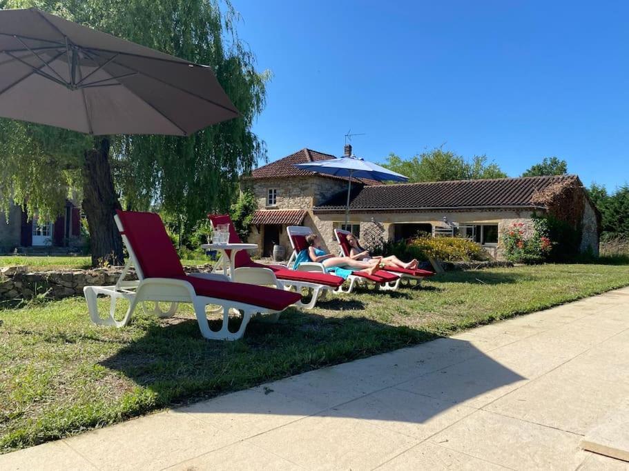 Vakantiehuis La Poire, Op Landgoed Aan De Dordogne Prudhomat 外观 照片