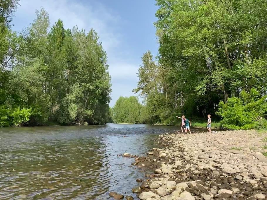 Vakantiehuis La Poire, Op Landgoed Aan De Dordogne Prudhomat 外观 照片