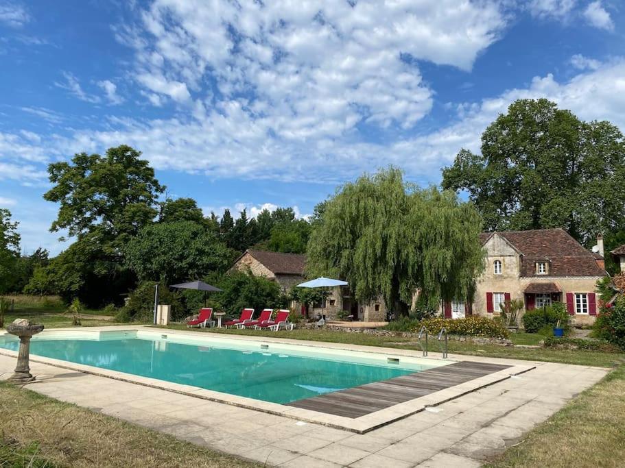 Vakantiehuis La Poire, Op Landgoed Aan De Dordogne Prudhomat 外观 照片